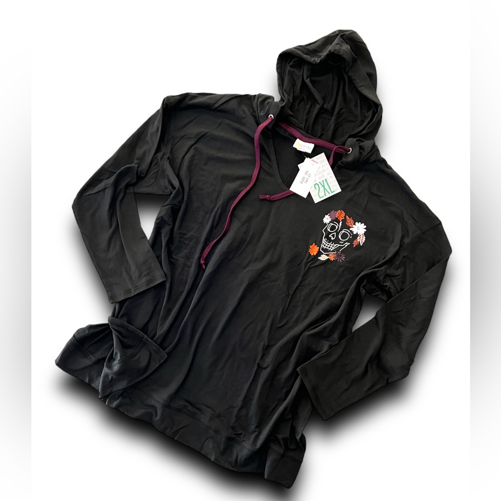 LuLaRoe Eliza V-Neck Hoodie